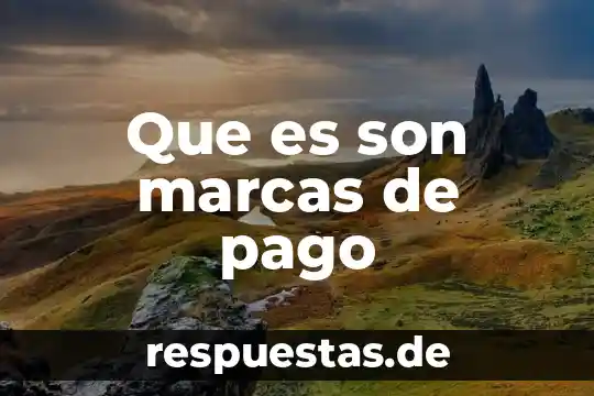 Qué es ranking en marcas en mercadotecnia 4 Que es son marcas de pago
