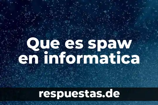 Que es un icono en termino de informatica 8 Que es spaw en informatica