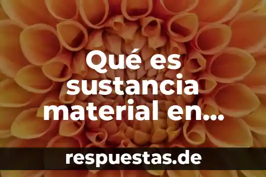 Qué es pluriculturalidad en filosofía 3 Qué es sustancia material en filosofía