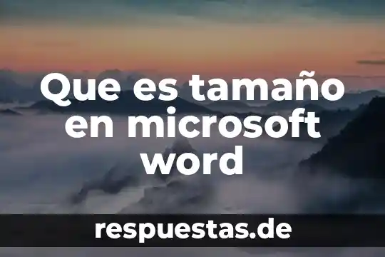 Qué es tamaño de lote económico en administración de empresas 6 Que es tamaño en microsoft word