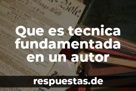 Que es una ficha tecnica de un animal 7 Que es tecnica fundamentada en un autor