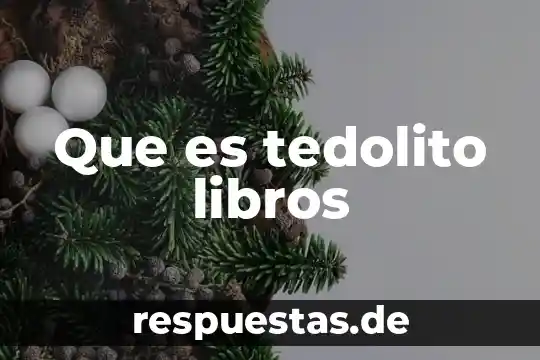 Que es la difusion del conocimiento libros 5 Que es tedolito libros