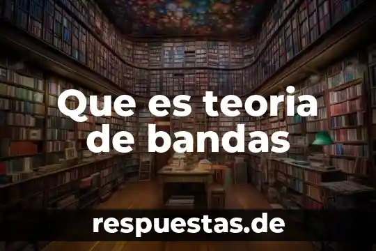 Que es el nombre de una empresa secretaria de economia 5 Que es teoria de bandas