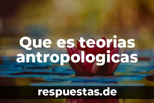 Qué teorías educativas exponen que es benéfico el trabajo colaborativo 3 Que es teorias antropologicas