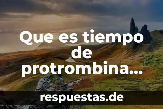 Paradoja del tiempo que es 8 Que es tiempo de protrombina bajo