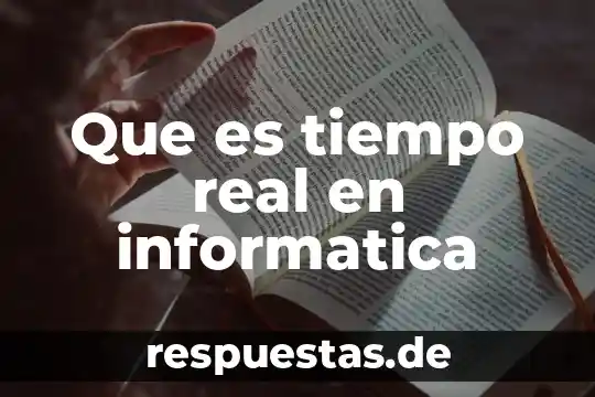 Paradoja del tiempo que es 6 Que es tiempo real en informatica