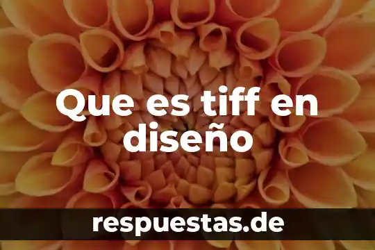 Que es la figura en el diseño 3 Que es tiff en diseño