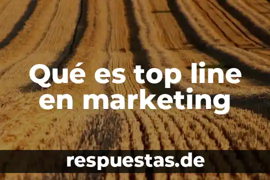 Metodologia de diseño top down que es 5 Qué es top line en marketing