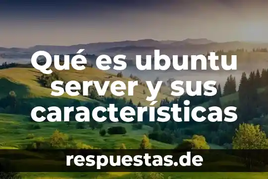 Qué es el unicel y sus características 7 Qué es ubuntu server y sus características