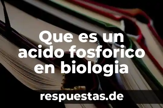 Ácido dinitrosalicílico que es 4 Que es un acido fosforico en biologia