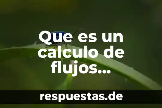 Cálculo de interés compuesto que es 8 Que es un calculo de flujos equivalentes