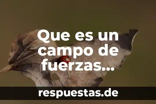 Qué es el enlace por fuerzas de vander walls 6 Que es un campo de fuerzas conservativo