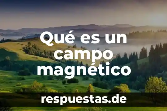 Qué es un campo magnético