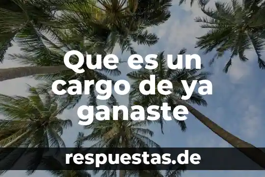 Crónica qué es y características 8 Que es un cargo de ya ganaste