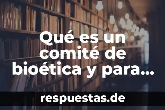 Qué es una ONG y para qué sirve en Chile 4 Qué es un comité de bioética y para qué sirve