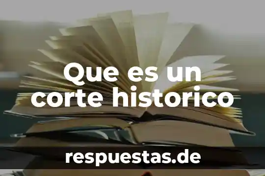 Qué es un relato histórico según autores 5 Que es un corte historico