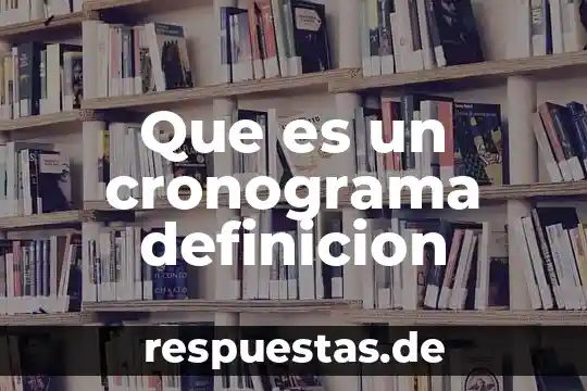 Que es un credito a distribuidor 7 Que es un cronograma definicion