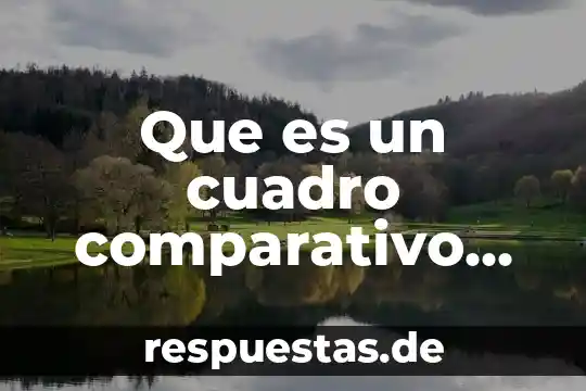 Que es el movimiento ilustrado 5 Que es un cuadro comparativo ilustrado