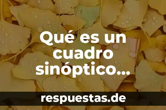 Que es un texto expositivo libro de espanol quinto grado 6 Qué es un cuadro sinóptico primaria quinto año