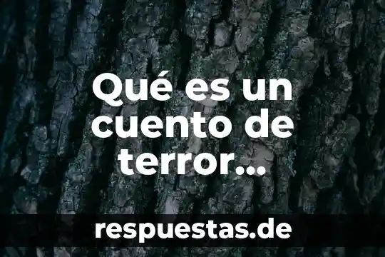Que es el sobrepeso concepto 5 Qué es un cuento de terror concepto