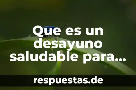 Qué es ente económico en contabilidad 7 Que es un desayuno saludable para niños