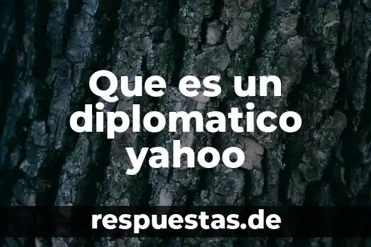 Qué es la filosofía opinión personal Yahoo 3 Que es un diplomatico yahoo