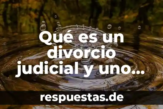 Qué es un divorcio judicial y uno administrativo