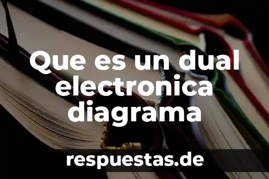 Que es diagrama momento 7 Que es un dual electronica diagrama