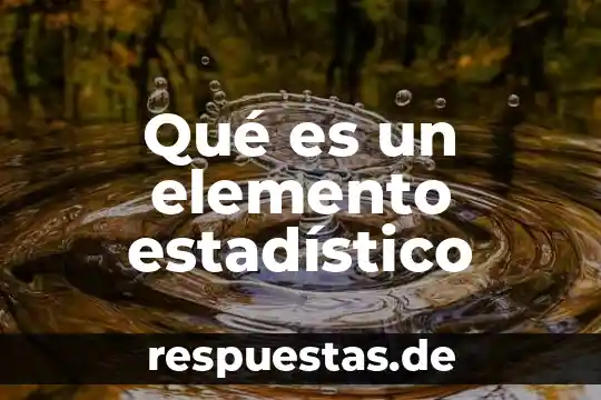 Parafina que es elemento mezcla o compuesto 3 Qué es un elemento estadístico