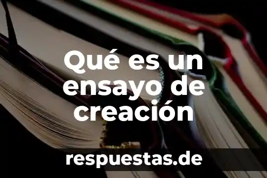 Resultados del ensayo que es ser joven en la cdmx 4 Qué es un ensayo de creación