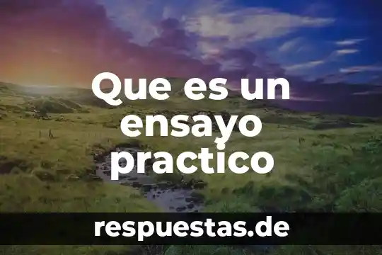 Qué es inicio desarrollo y conclusión en un ensayo 8 Que es un ensayo practico