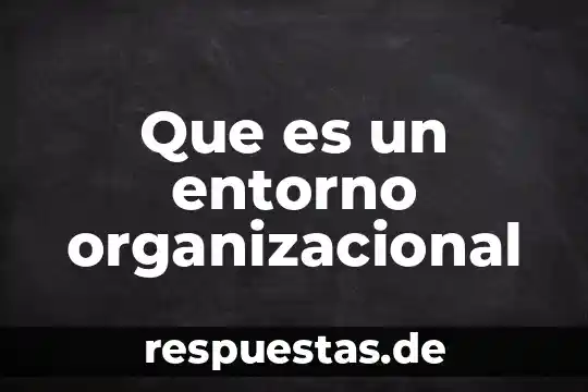 Que es cultura organizacional en servicio al cliente 3 Que es un entorno organizacional