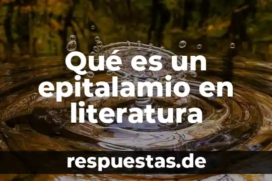 Qué es un décimo en número 6 Qué es un epitalamio en literatura