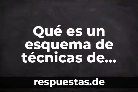 Qué es técnicas de reproducción animal 6 Qué es un esquema de técnicas de estudio