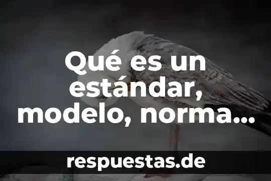 Qué es un borrego en política 6 Qué es un estándar, modelo, norma política o práctica