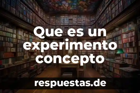 Que es intrapreneur concepto 5 Que es un experimento concepto