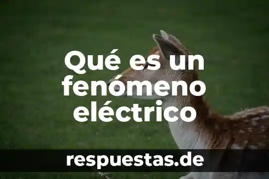 Qué es un plano eléctrico significado 7 Qué es un fenómeno eléctrico