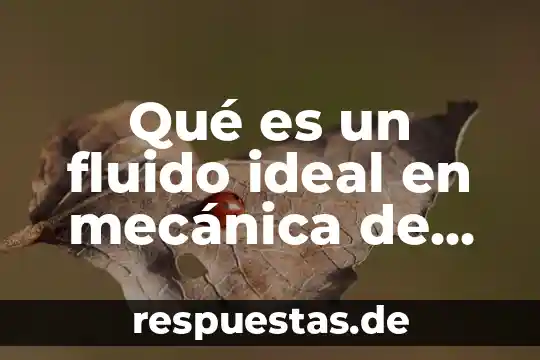 Que es un fluido newtoniano en fisica 4 Qué es un fluido ideal en mecánica de fluidos