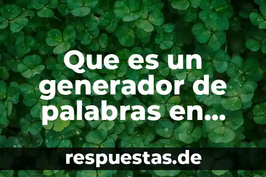 Que es un generador de cd compuesto acumulativo 3 Que es un generador de palabras en multisim