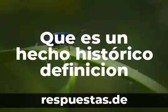 Qué es un relato histórico según autores 8 Que es un hecho histórico definicion
