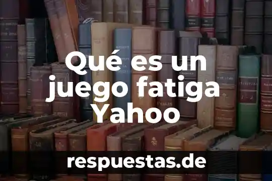 La teoría del juego que es 8 Qué es un juego fatiga Yahoo