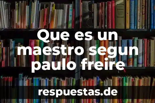 Qué es el plan maestro en arquitectura 3 Que es un maestro segun paulo freire