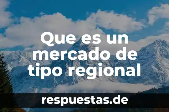 Que es un tipo de dato en visual basic 3 Que es un mercado de tipo regional