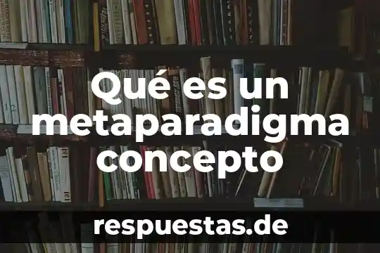 Que es el sobrepeso concepto 6 Qué es un metaparadigma concepto