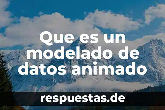 Qué es la teoría de datos 3 Que es un modelado de datos animado