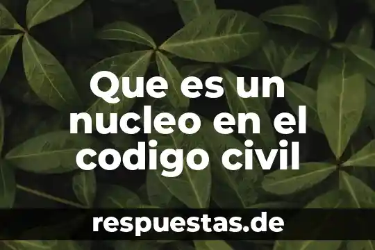 Qué es la sociedad civil deontología 5 Que es un nucleo en el codigo civil