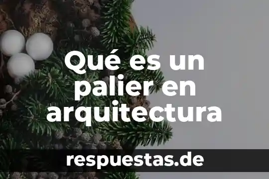 Qué es una analogía arquitectura 6 Qué es un palier en arquitectura