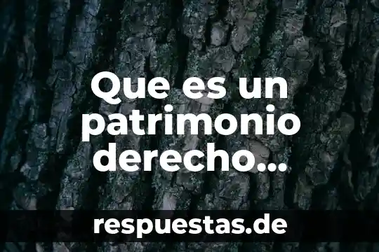 Ley que define los que es territorio mexicano 4 Que es un patrimonio derecho mexicano
