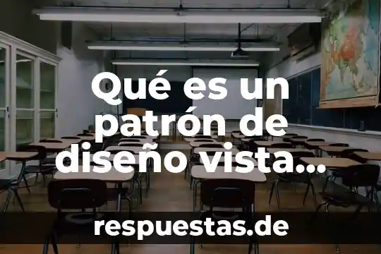 Que es un patron de conocimiento 8 Qué es un patrón de diseño vista controlador
