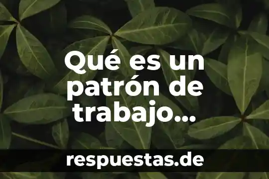 Que es un patron de conocimiento 5 Qué es un patrón de trabajo metrología